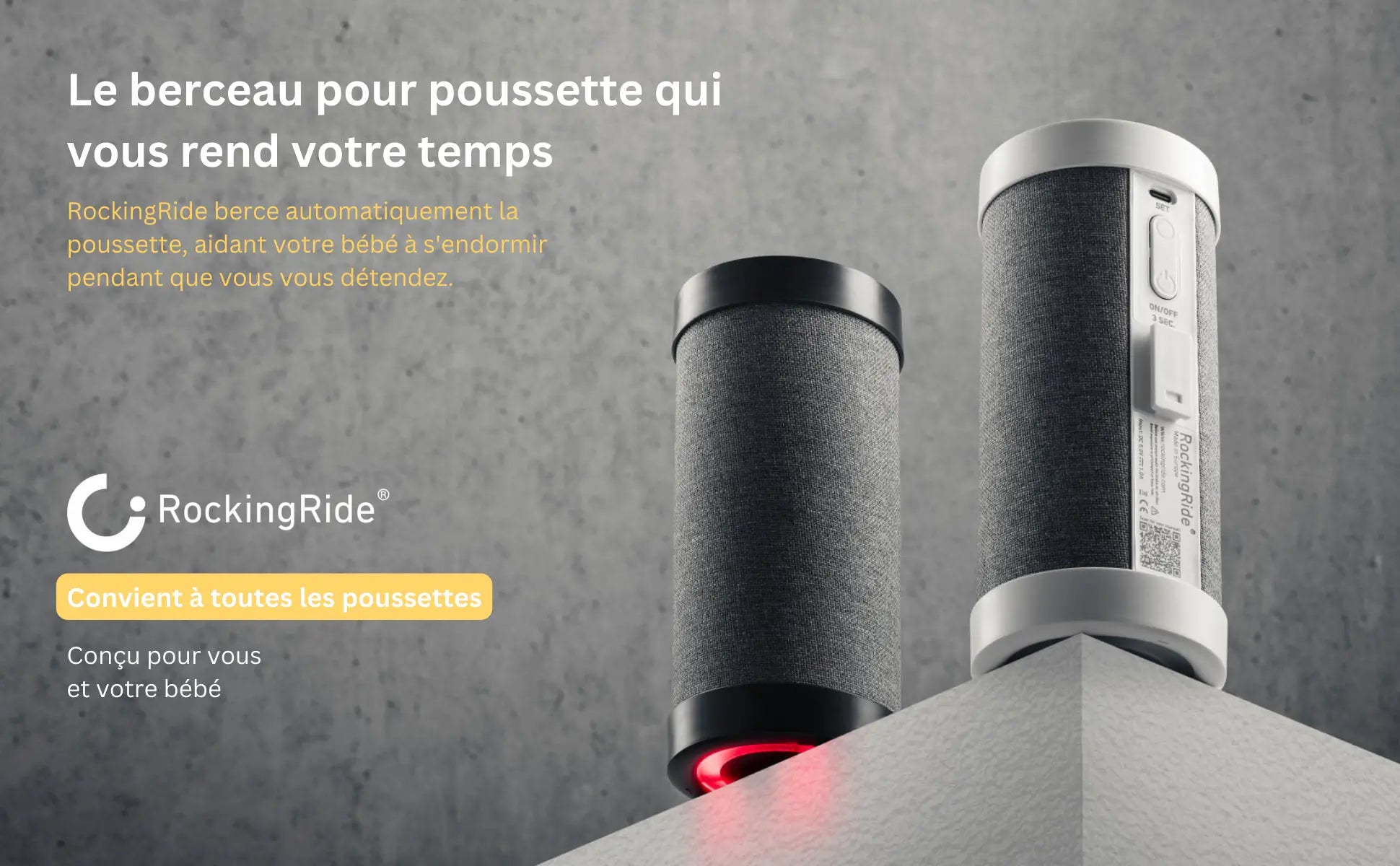 Le berceau pour poussette qui vous rend votre temps
