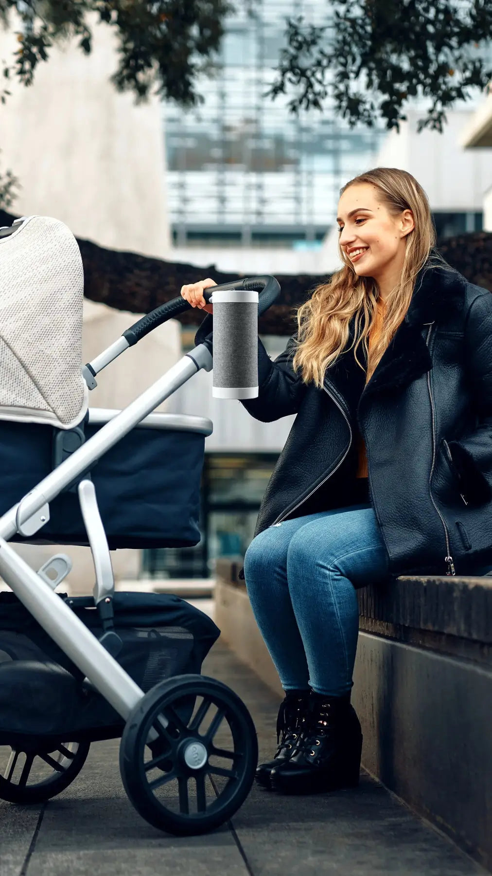 happy_mom_with_rockingride_stroller_rocker